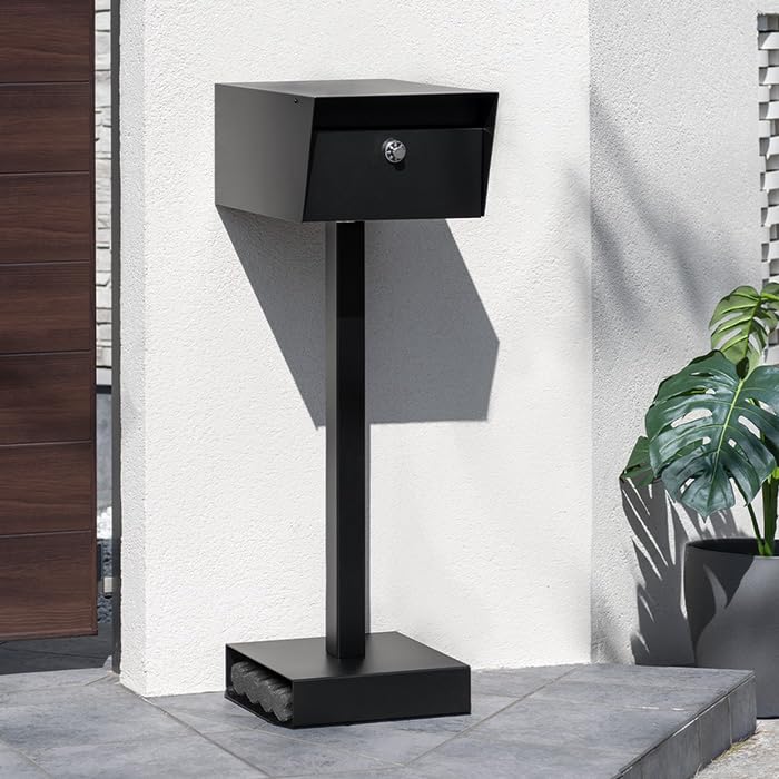 Amazon.co.jp: エア・リゾーム ポスト 郵便ポスト 置き型 郵便受け